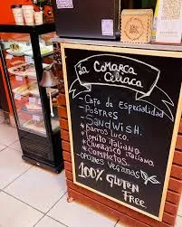 Gluten free empanadas and pastries at a dedicated GF café in Santiago, Chile