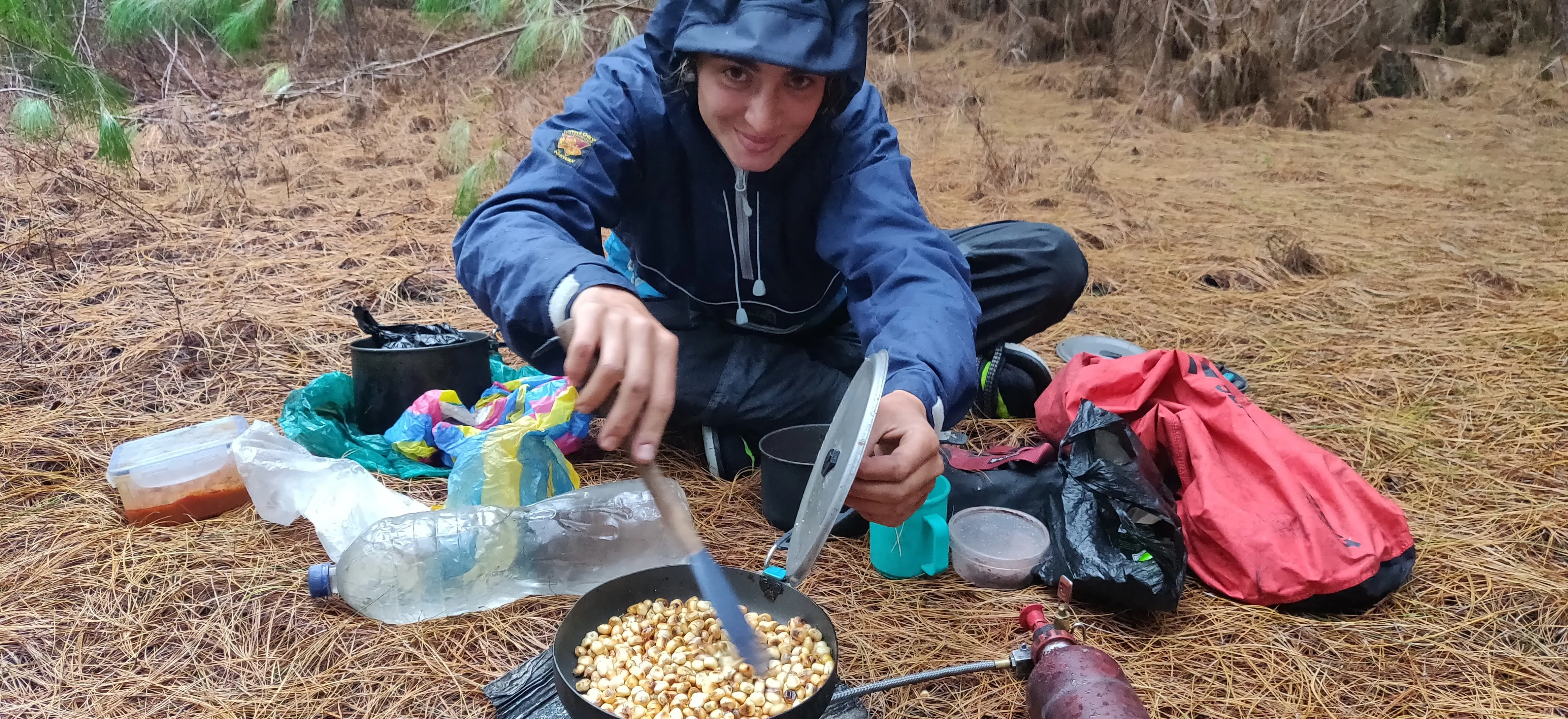 Roasting corn