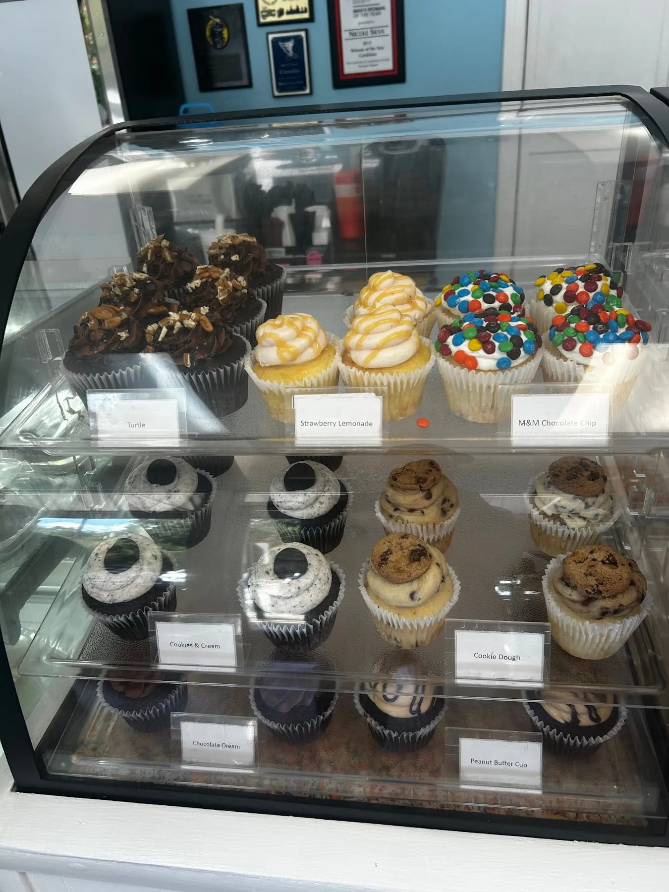 Gluten free empanadas and pastries at a dedicated GF café in Santiago, Chile