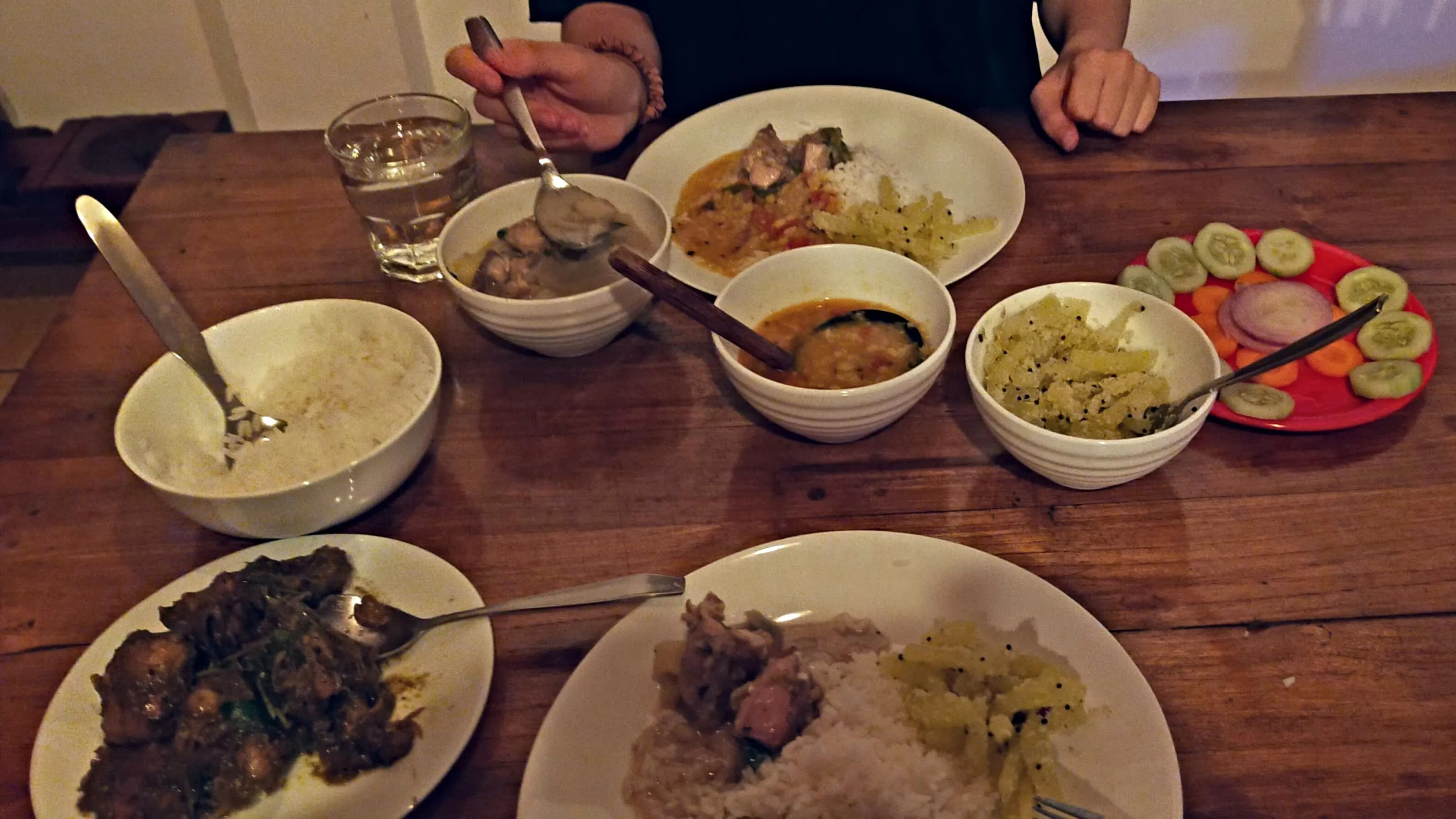 collection of indian dishes