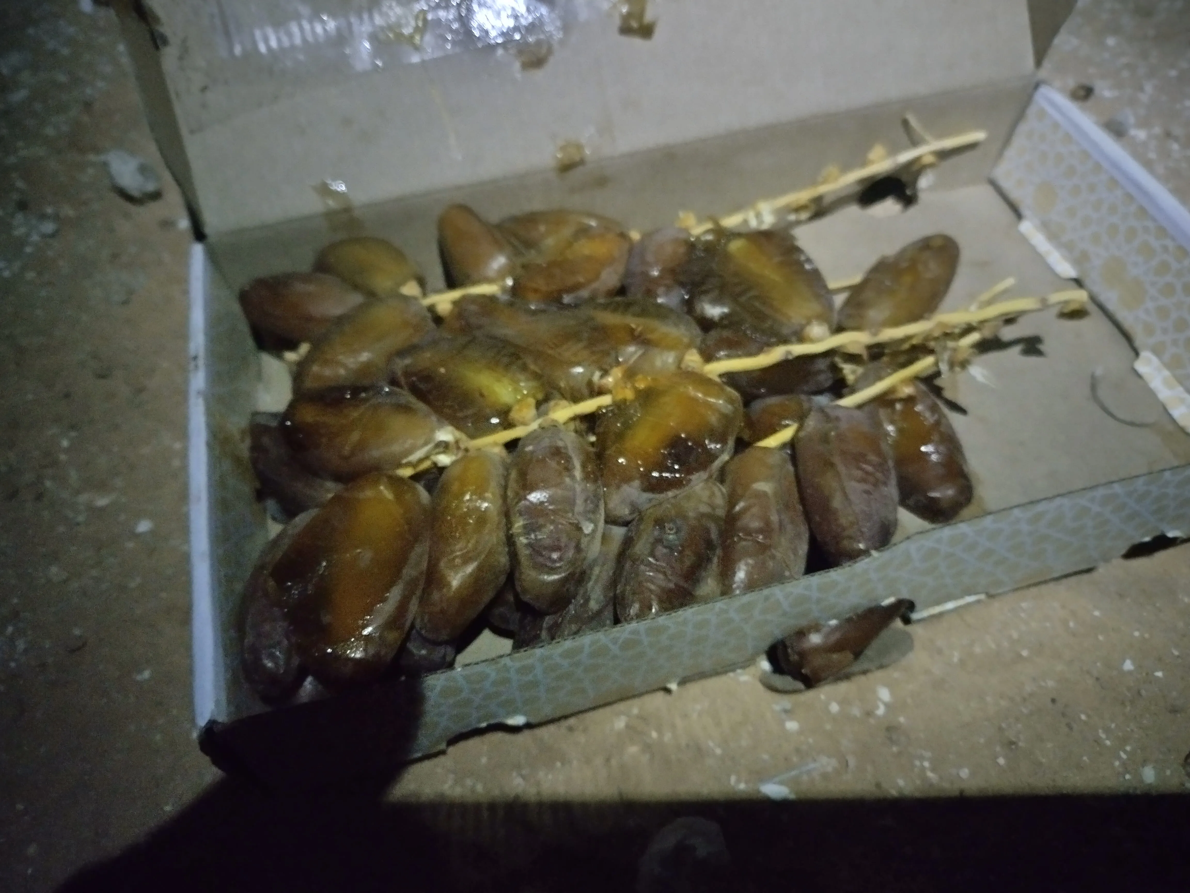 A packet of dates