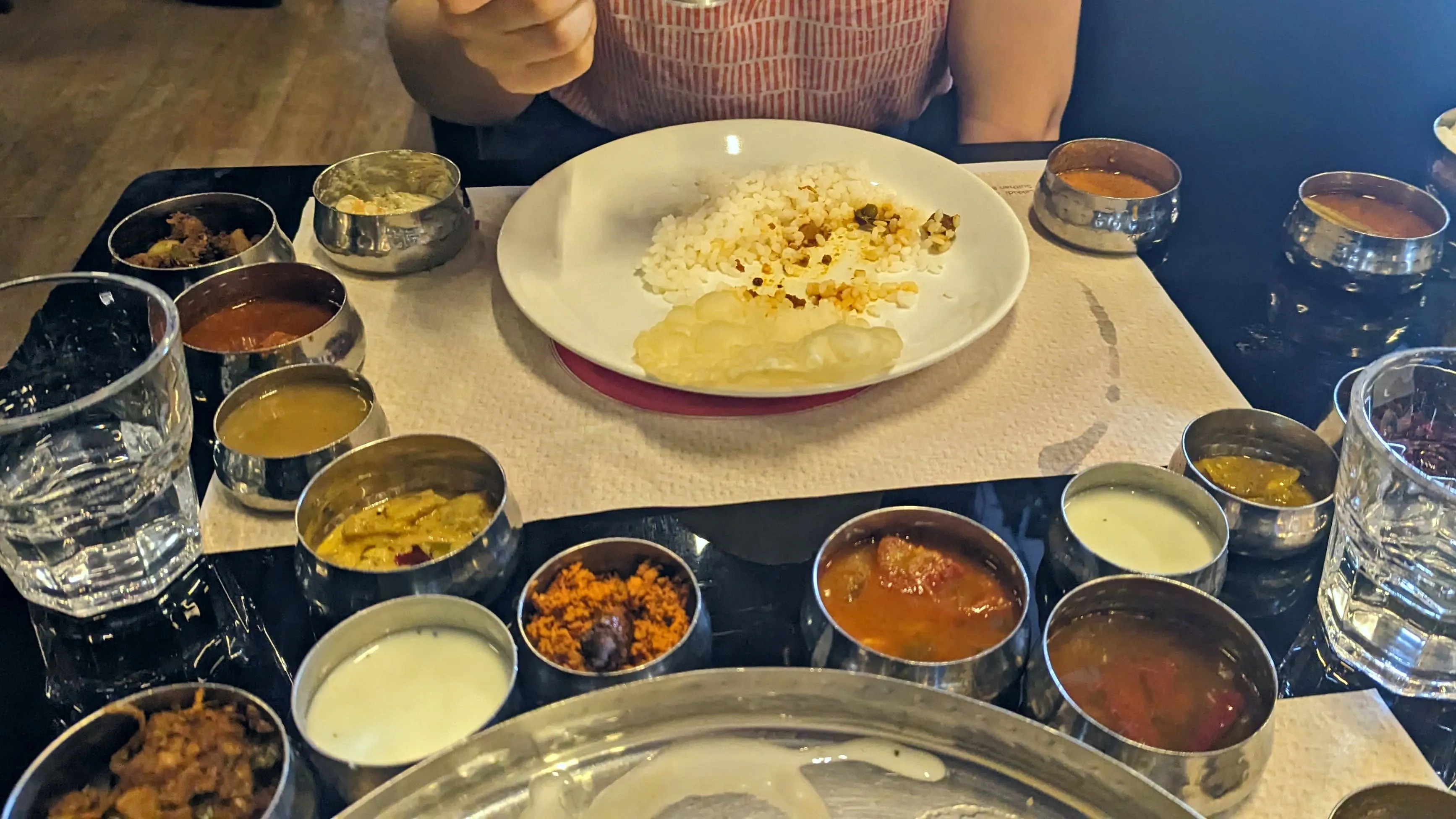 collection of indian dishes