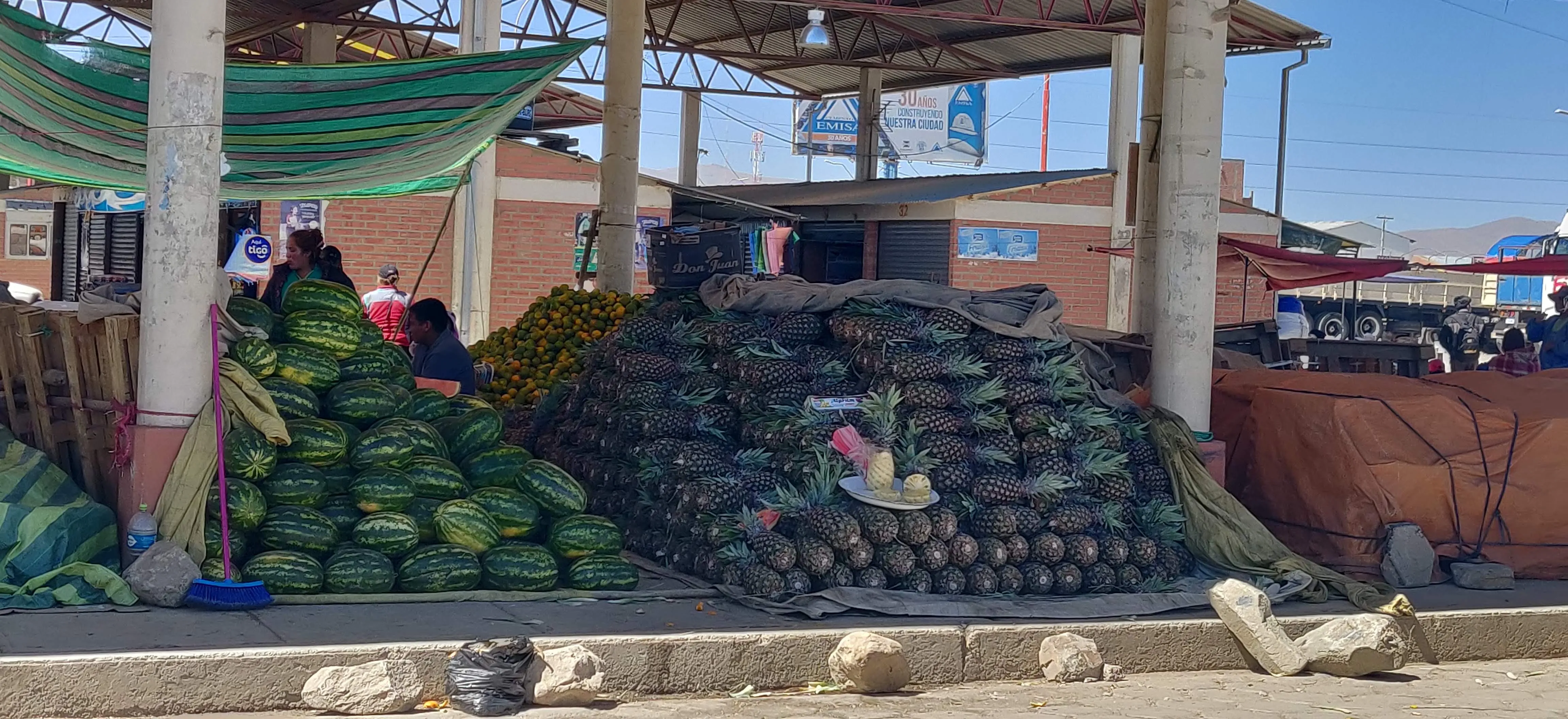Inside a Bolivian market