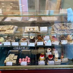 A gluten free desert secion in Bucharest