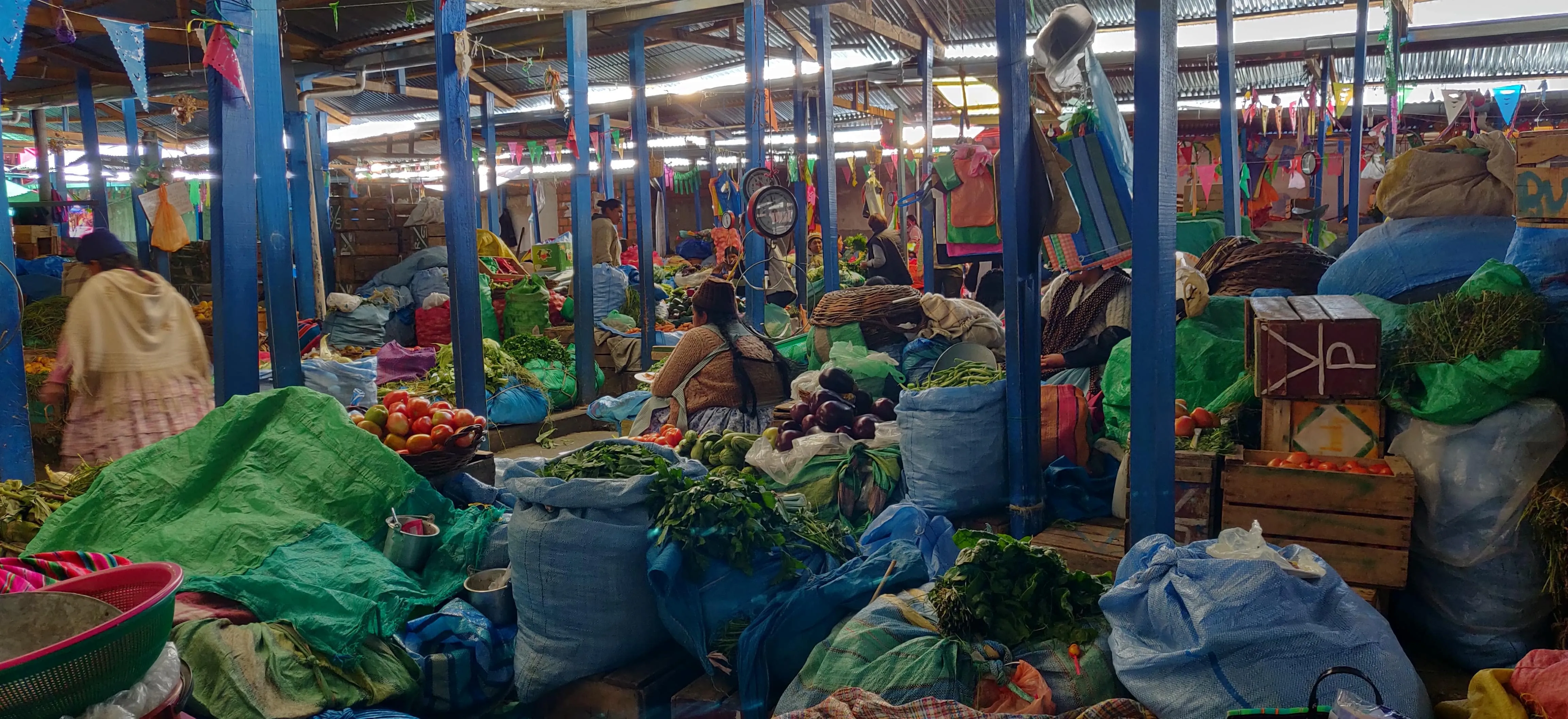 Inside a Bolivian market