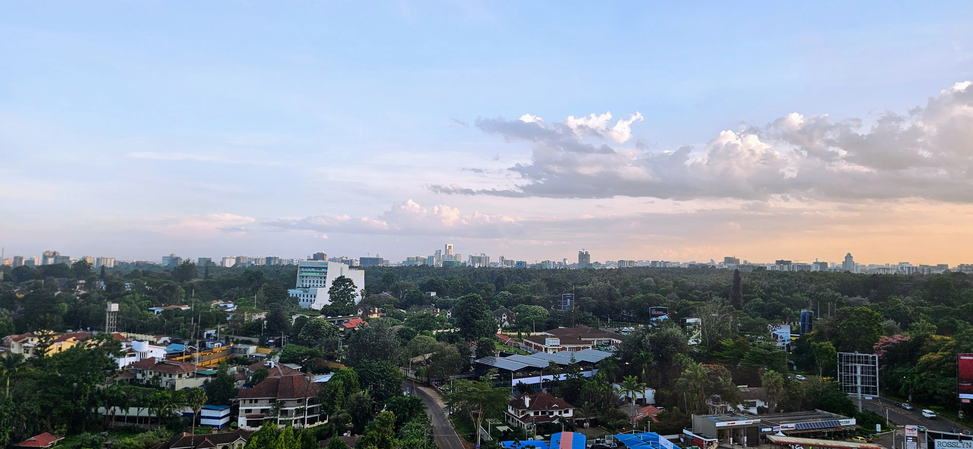 Nairobi city skyline