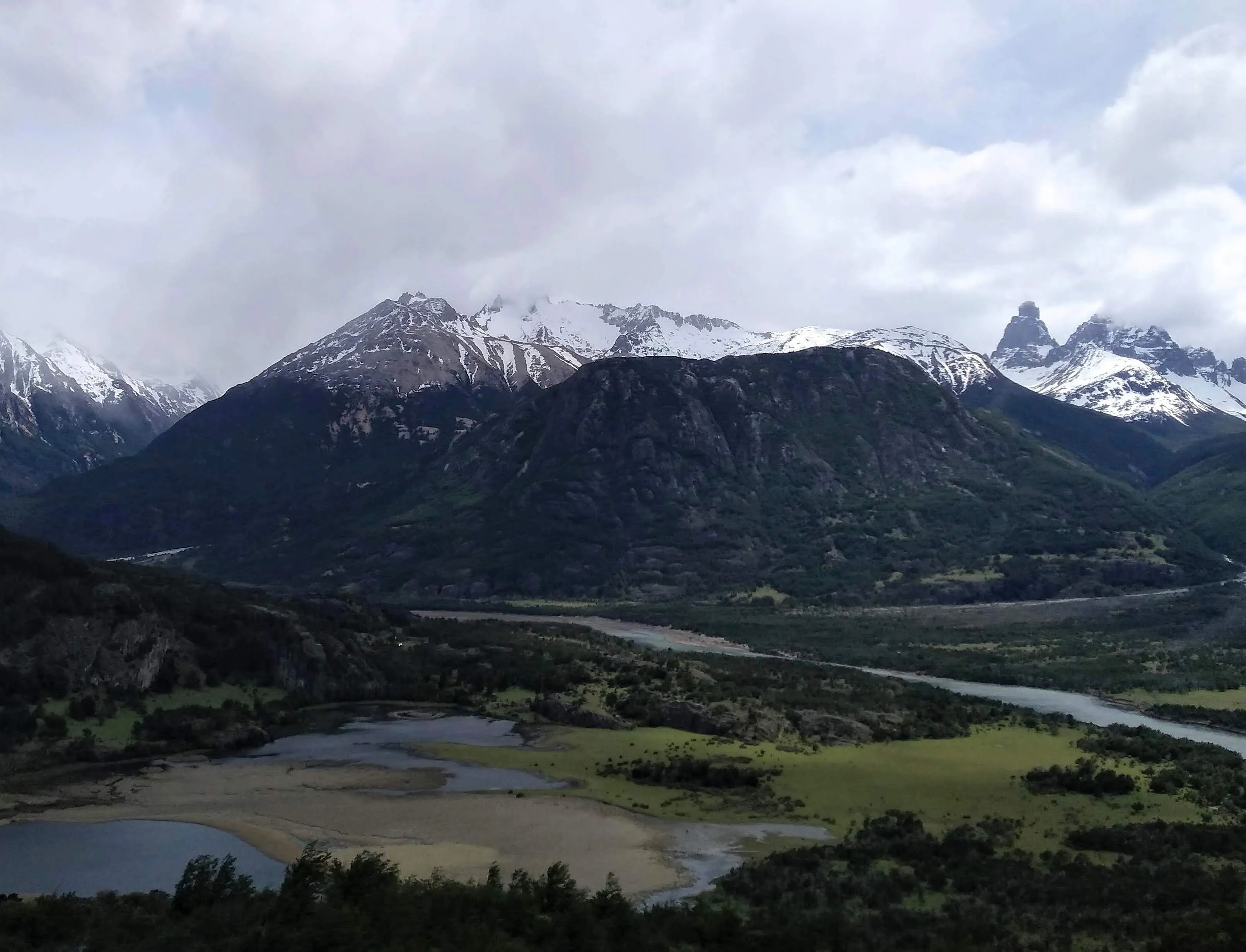 Remote gravel road on the Carretera Austral, Chilean Patagonia