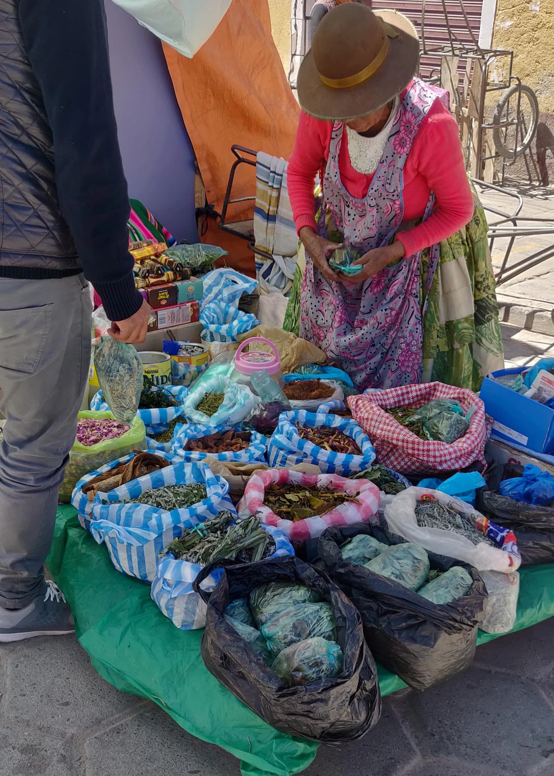 Inside a Bolivian market